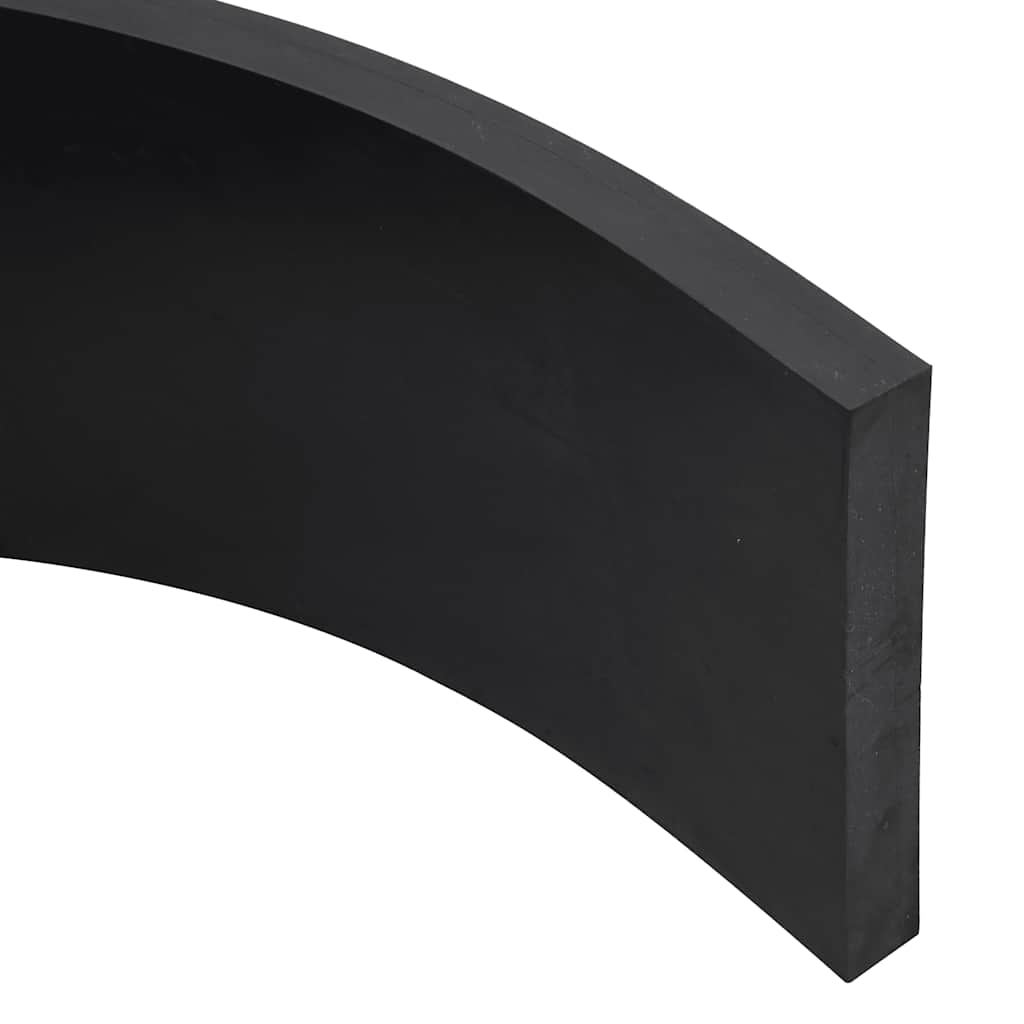 Rubber Edge for Snow Plow Black 200x15x2 cm