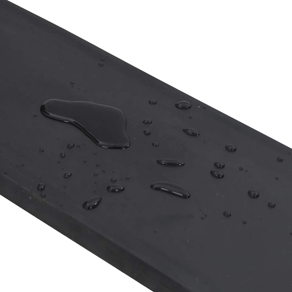 Rubber Edge for Snow Plow Black 200x15x2 cm
