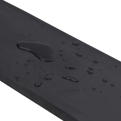 Rubber Edge for Snow Plow Black 200x15x2 cm