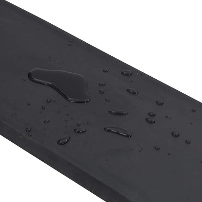Rubber Edge for Snow Plow Black 300x15x2 cm
