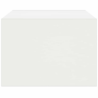 TV Cabinet with LED Lights White 75x35.5x25 cm
