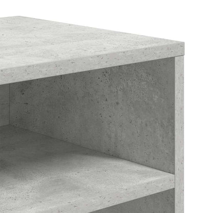 Book Cabinet Concrete Grey 66x31x80 cm Engineered Wood