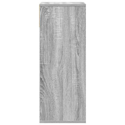 Book Cabinet Grey Sonoma 34x31x80 cm Engineered Wood