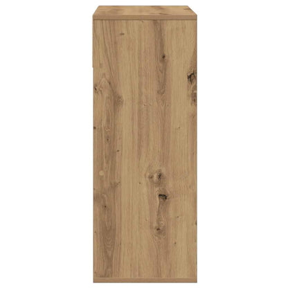 Book Cabinet Artisan Oak 66x31x80 cm Engineered Wood