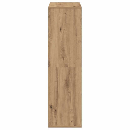 Book Cabinet Artisan Oak 66x31x112 cm Engineered Wood
