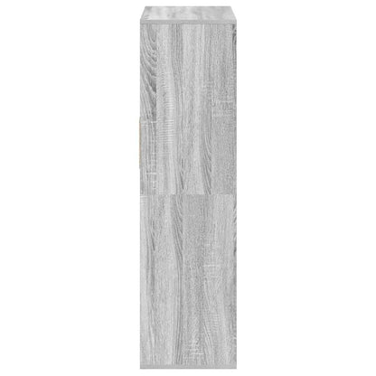 Book Cabinet Grey Sonoma 66x31x112 cm Engineered Wood