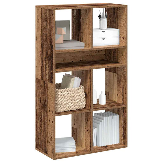 Book Cabinet Old Wood 66x31x112 cm Engineered Wood