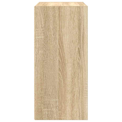 Bookcase Sonoma Oak 31x24x52 cm Engineered Wood