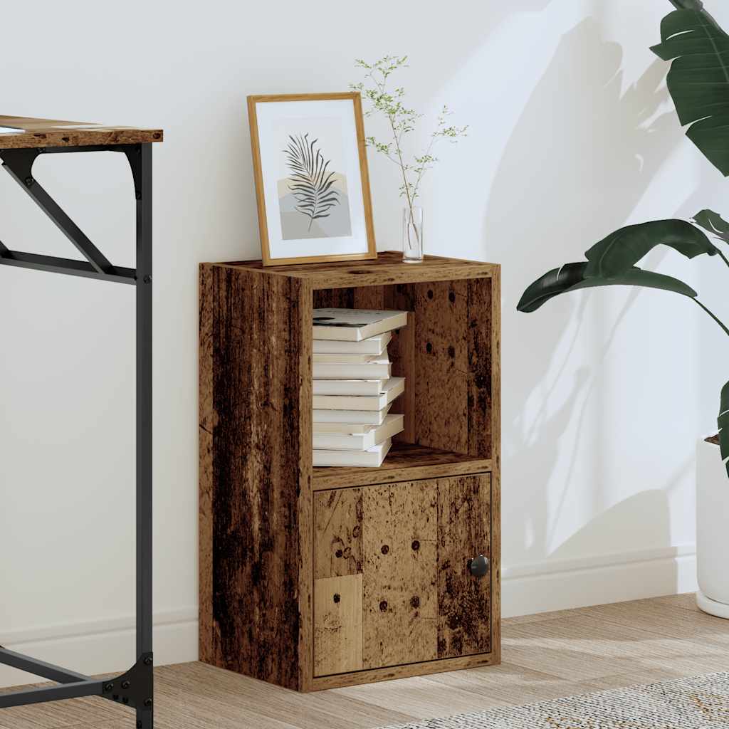 Bookcase Old Wood 31x24x52 cm Engineered Wood