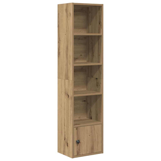 Bookcase Artisan Oak 31x24x127 cm Engineered Wood