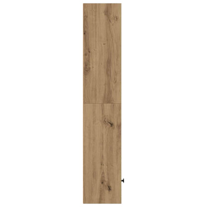 Bookcase Artisan Oak 31x24x127 cm Engineered Wood
