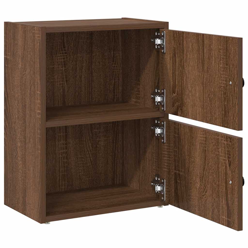 Bookcase Brown Oak 40x24x52 cm Engineered Wood