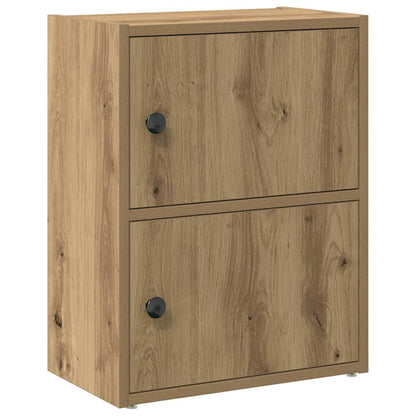 Bookcase Artisan Oak 40x24x52 cm Engineered Wood