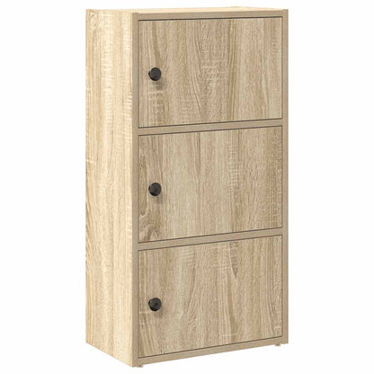 Bookcase Sonoma Oak 40x24x77 cm Engineered Wood