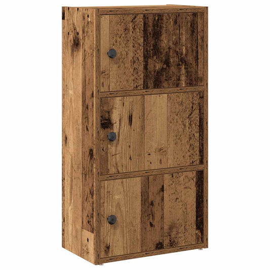 Bookcase Old Wood 40x24x77 cm Engineered Wood