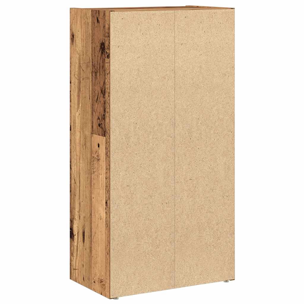 Bookcase Old Wood 40x24x77 cm Engineered Wood