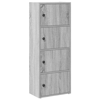 Bookcase Grey Sonoma 40x24x102 cm Engineered Wood