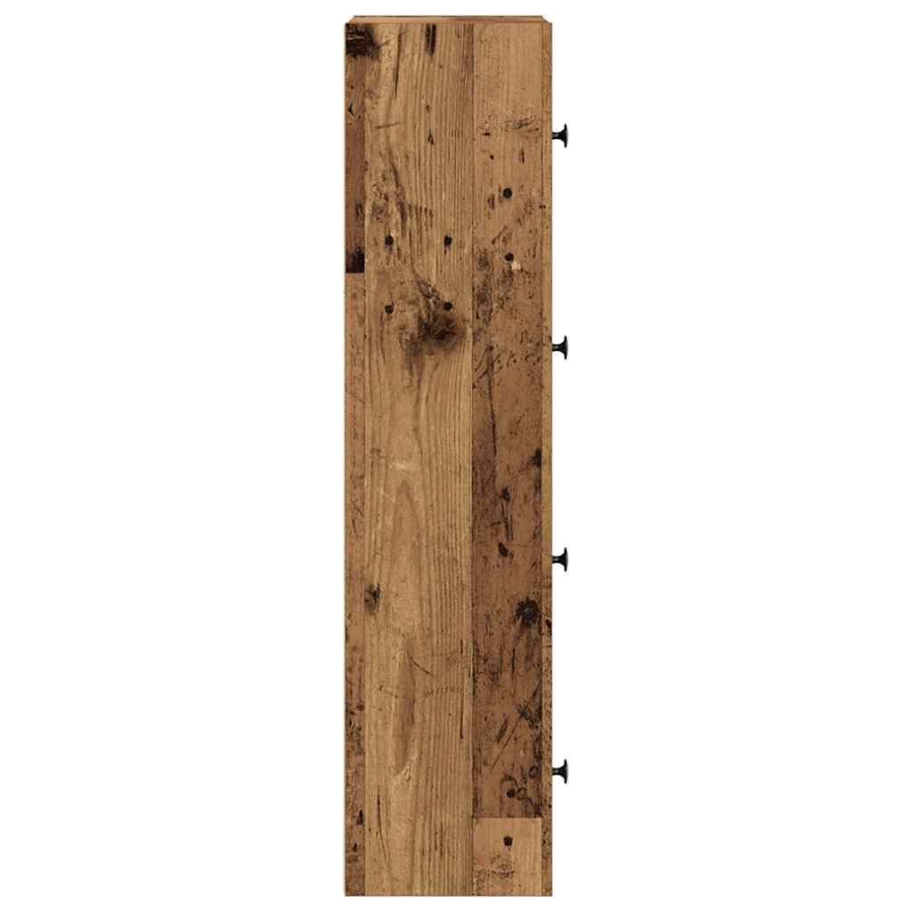 Bookcase Old Wood 40x24x102 cm Engineered Wood