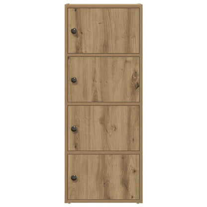 Bookcase Artisan Oak 40x24x102 cm Engineered Wood