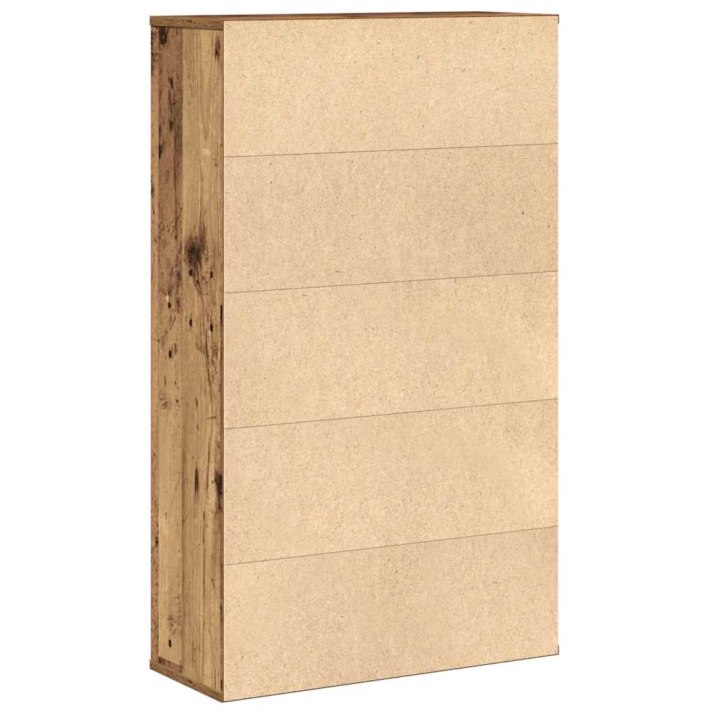 Bookcase Old Wood 60x24x101.5 cm Engineered Wood