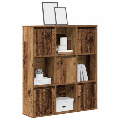 Bookcase Old Wood 89x24x101.5 cm Engineered Wood