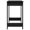 Desk Black 100x45x75 cm Engineered Wood