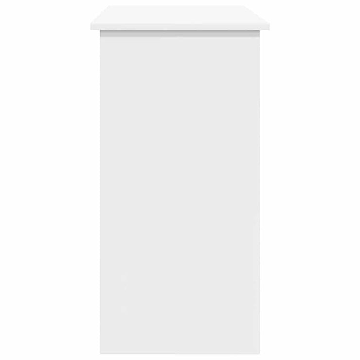 Desk White 80x40x75 cm Engineered Wood
