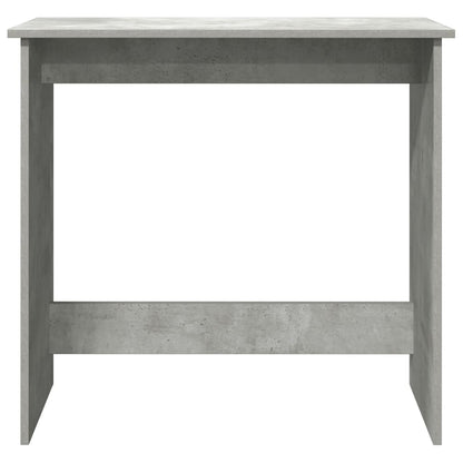 Desk Concrete Grey 80x40x75 cm Engineered Wood
