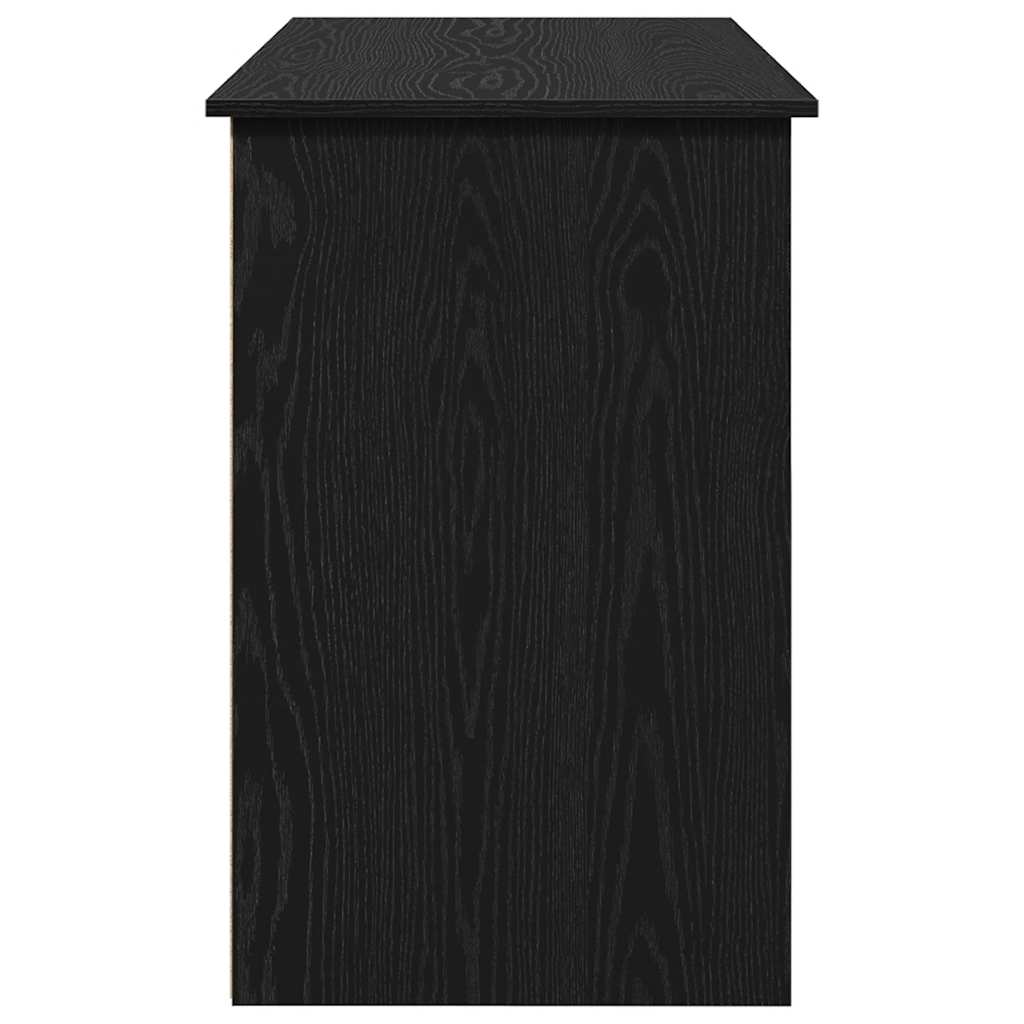 Desk Black 102x50x75 cm Engineered Wood