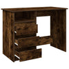 Desk Smoked Oak 102x50x75 cm Engineered Wood