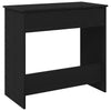 Desk Black 80x40x75 cm Engineered Wood