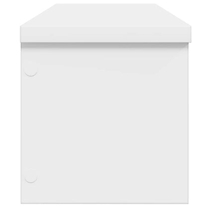 Kitchen Rack Stackable White 50x15x16 cm Engineered Wood