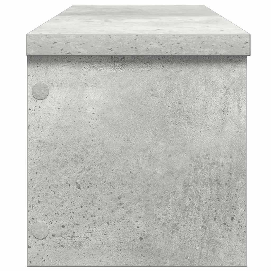 Kitchen Racks Stackable 2 pcs Concrete Grey 50x15x16 cm