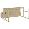 Poolside Float Storage Beige 110x100x57 cm Poly Rattan