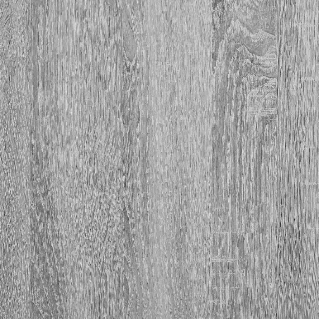 Garage Storage Cabinet Grey Sonoma 40x51x85 cm Solid Wood Pine