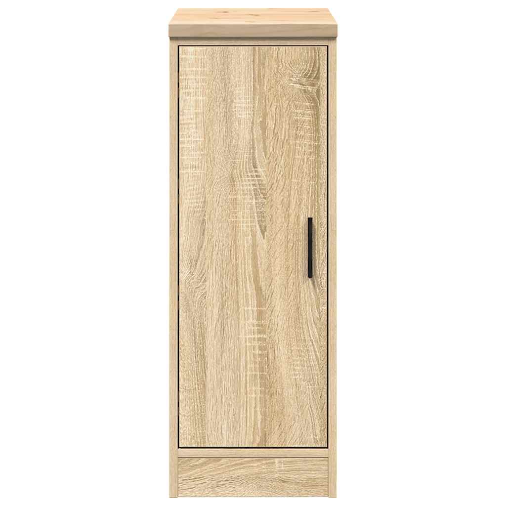 Garage Storage Cabinet Sonoma Oak 30x51x85 cm Solid Wood Pine