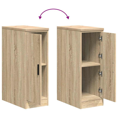 Garage Storage Cabinet Sonoma Oak 30x51x85 cm Solid Wood Pine
