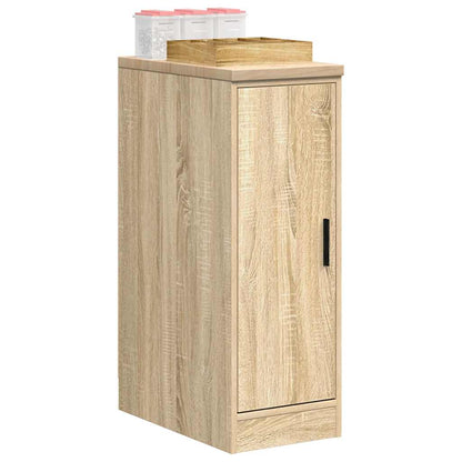 Garage Storage Cabinet Sonoma Oak 30x51x85 cm Solid Wood Pine