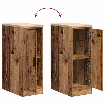 Garage Storage Cabinet Old Wood 30x51x85 cm Solid Wood Pine