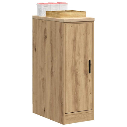 Garage Storage Cabinet Artisan Oak 30x51x85 cm Solid Wood Pine