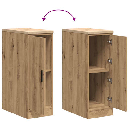 Garage Storage Cabinet Artisan Oak 30x51x85 cm Solid Wood Pine