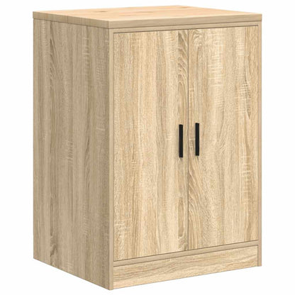 Garage Storage Cabinet Sonoma Oak 60x51x85 cm Solid Wood Pine