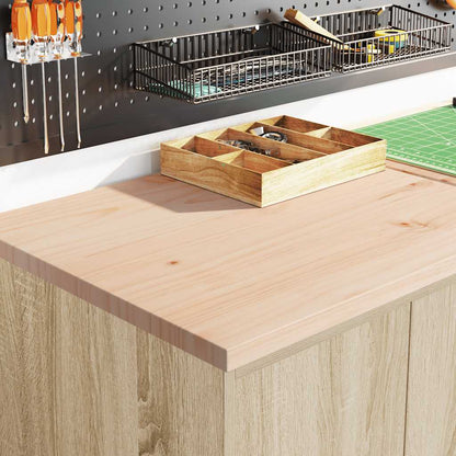 Garage Storage Cabinet Sonoma Oak 60x51x85 cm Solid Wood Pine