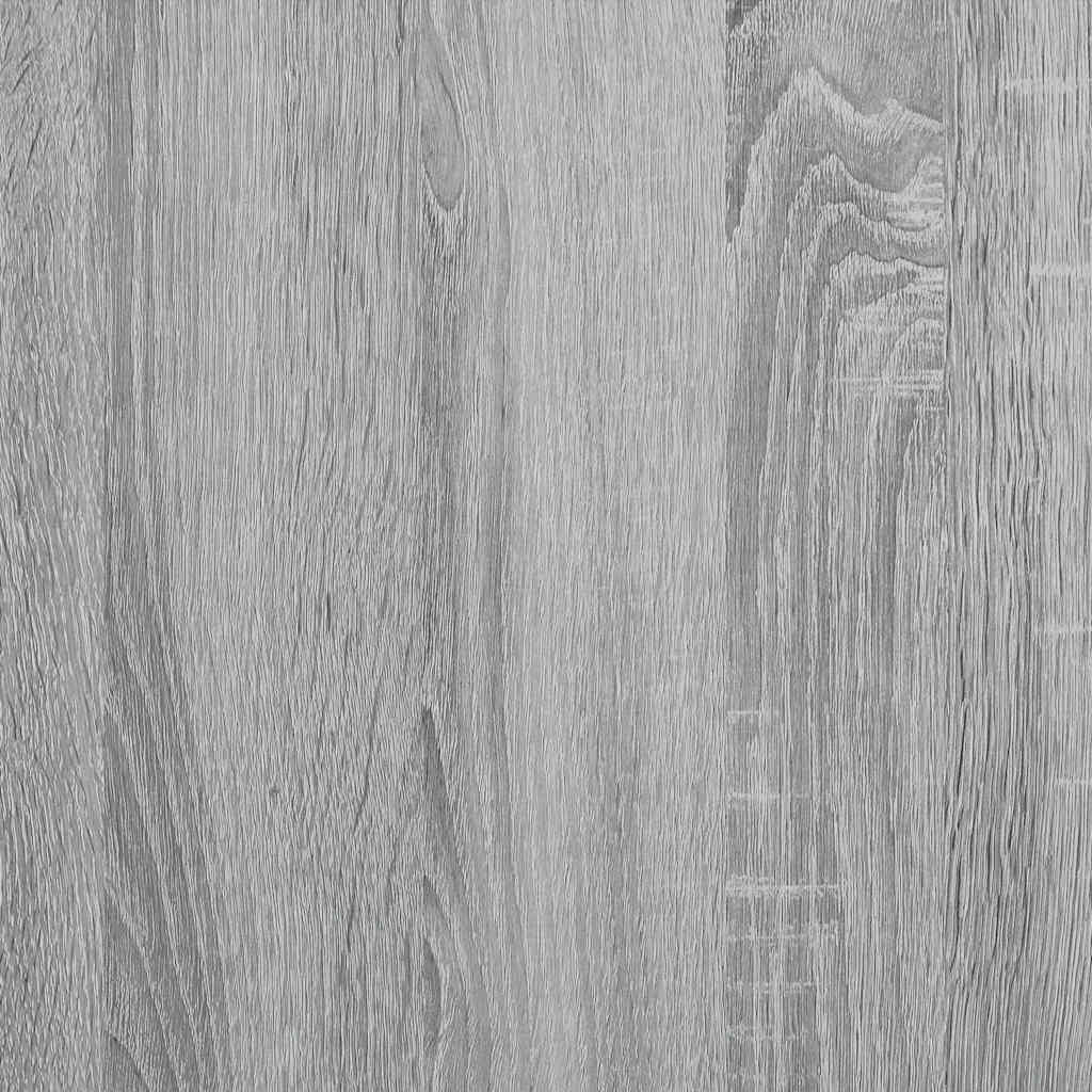 Garage Storage Cabinet Grey Sonoma 30x51x85 cm Solid Wood Pine