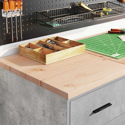 Garage Storage Cabinet Concrete Grey 40x51x85 cm Solid Wood Pine