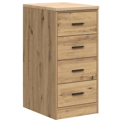 Garage Storage Cabinet Artisan Oak 40x51x85 cm Solid Wood Pine