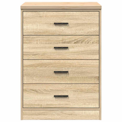 Garage Storage Cabinet Sonoma Oak 60x51x85 cm Solid Wood Pine