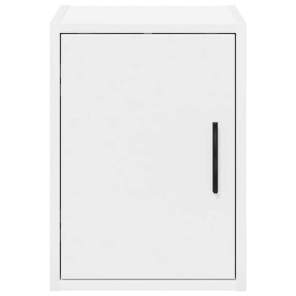 Garage Wall Cabinet White Engineered Wood