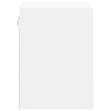 Garage Wall Cabinets 2 pcs White Engineered Wood