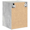 Garage Wall Cabinets 2 pcs Concrete Grey Engineered Wood